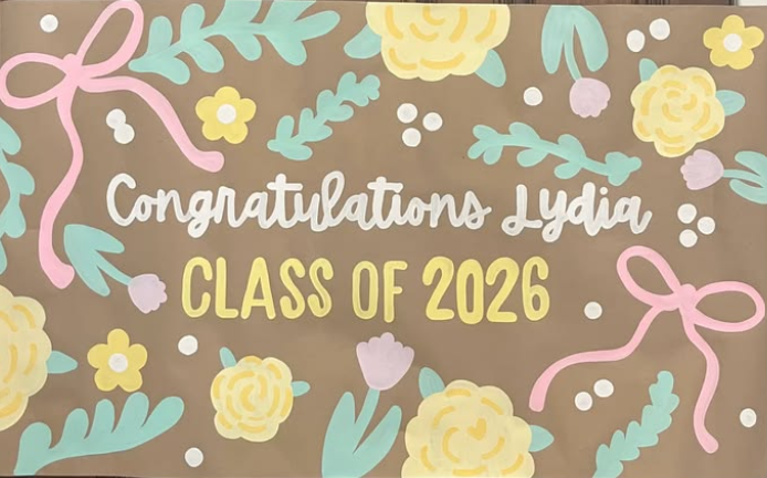 Congratulations Lydia · Class of 2026