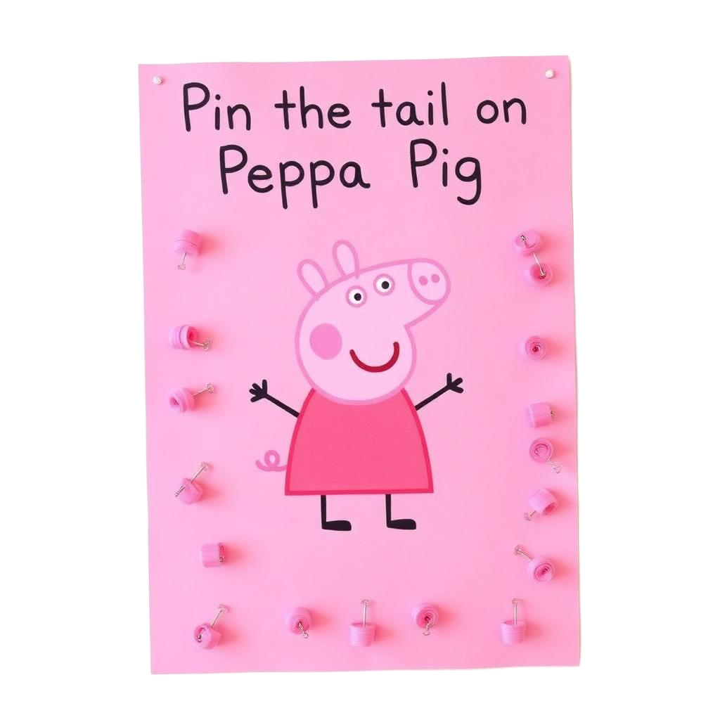 Pin the tail on Peppa